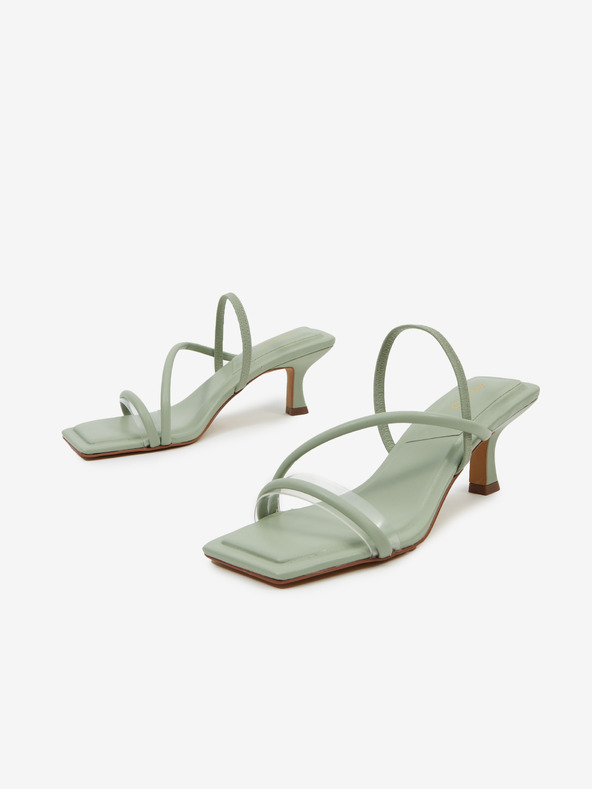 Aldo Svetlo zeleni ženski copati s peto ALDO Zoebaen