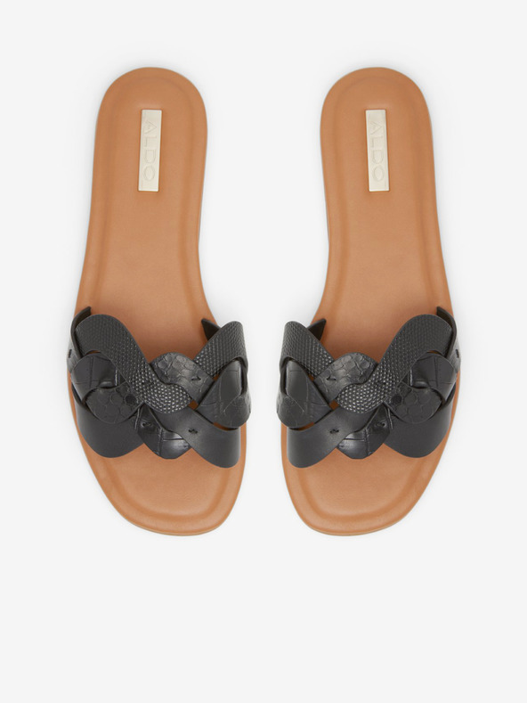 Aldo Črni ženski copati ALDO Adwilaviel