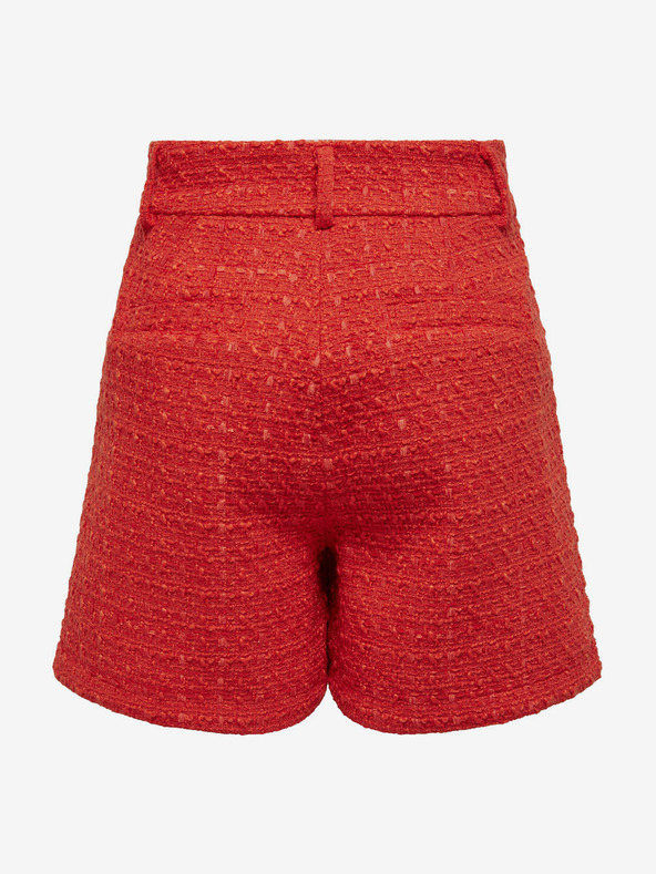 ONLY Rdeče kratke hlače ONLY Kennedy