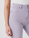 Wrangler Svetlo vijolične ženske kavbojke ravnega kroja Wrangler