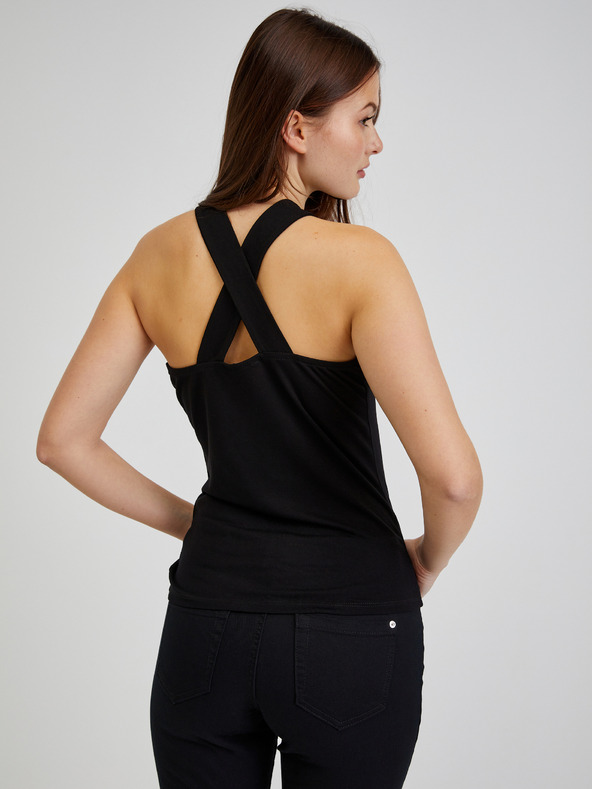 Orsay Črna ženska majica brez rokavov ORSAY