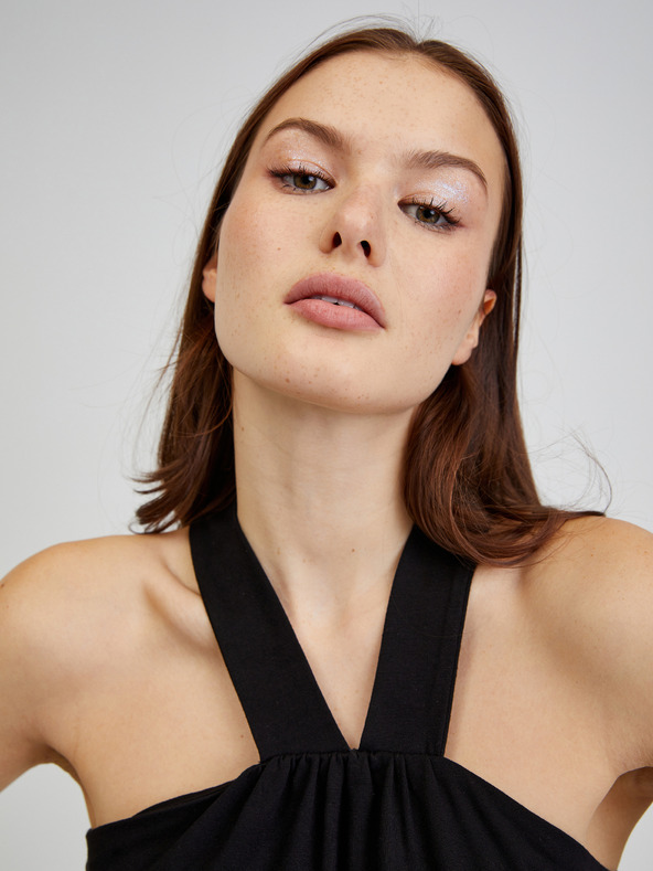 Orsay Črna ženska majica brez rokavov ORSAY