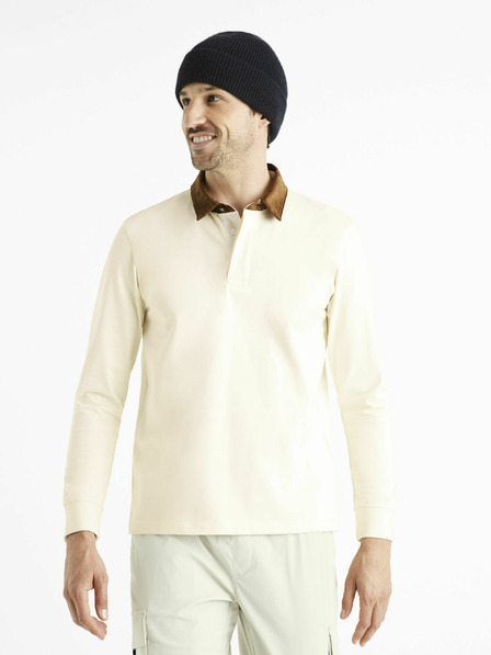 Celio Kremasta moška polo majica Celio Ceroy