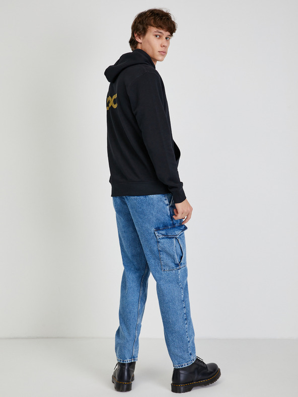 ZOOT.collab Črna unisex jopa s kapuco ZOOT