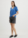 Vila Modra ženska osnovna majica VILA Paya