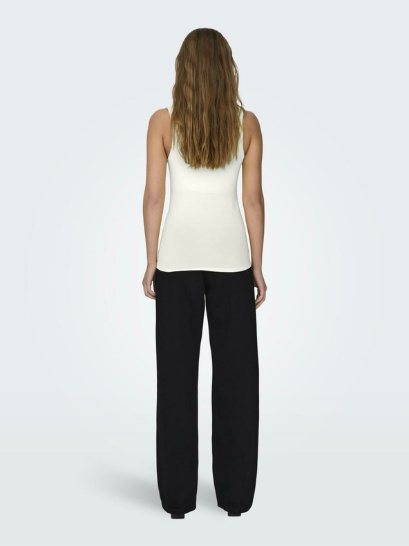 ONLY Kremasta ženska obojestranska majica ONLY Ea