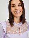 Orsay Svetlo vijoličasta ženska majica s čipko ORSAY
