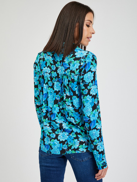 Orsay Modra ženska cvetlična bluza ORSAY