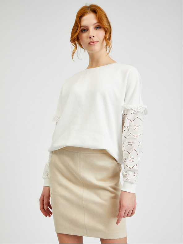 Orsay Bež žensko krilo iz semiša ORSAY