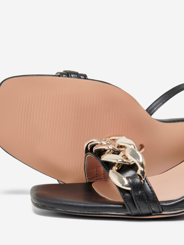 ONLY Črni ženski sandali s peto ONLY Alyx