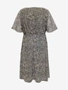 ONLY CARMAKOMA Kaki ženska vzorčasta obleka ONLY CARMAKOMA Inessa