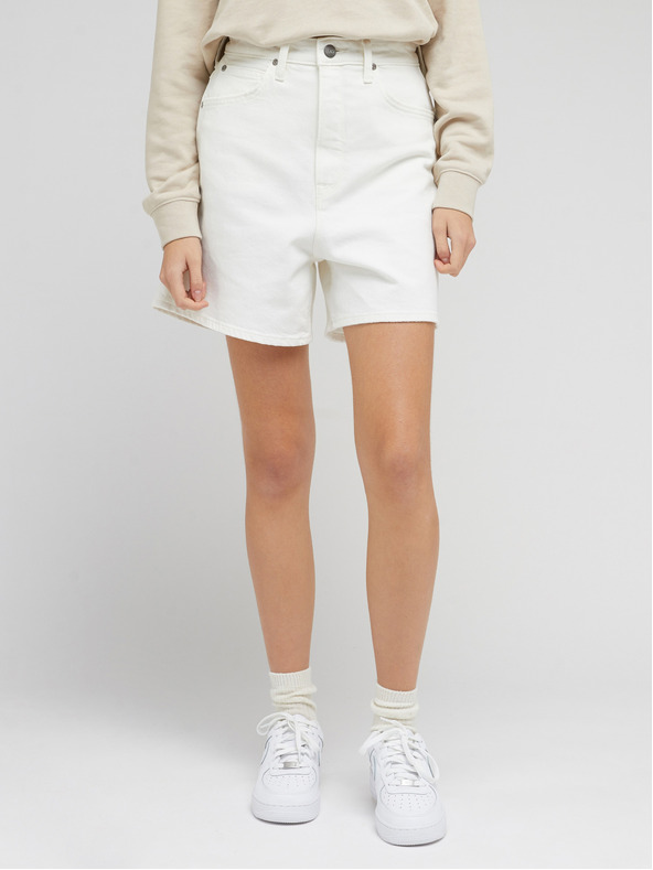 Lee Bele ženske kratke hlače iz širokega džinsa Lee