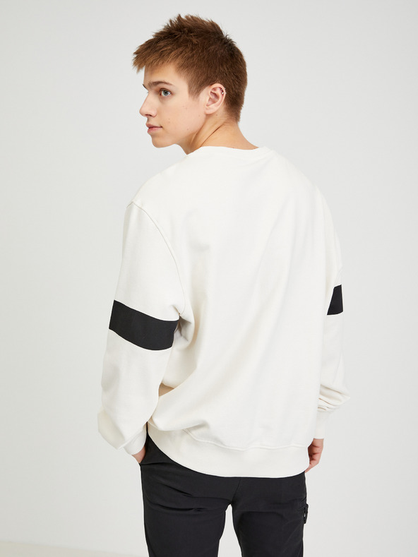 Diesel Bela moška jopica s kapuco Diesel