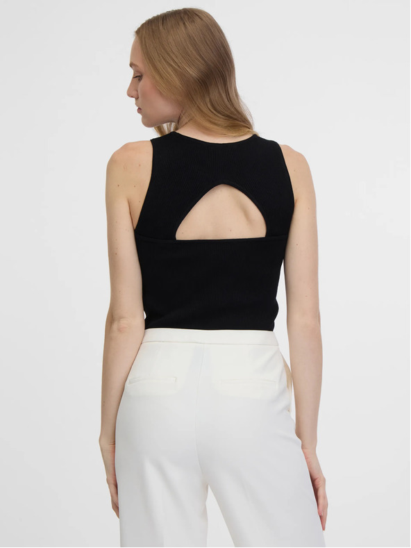 Orsay Črna ženska majica brez rokavov ORSAY