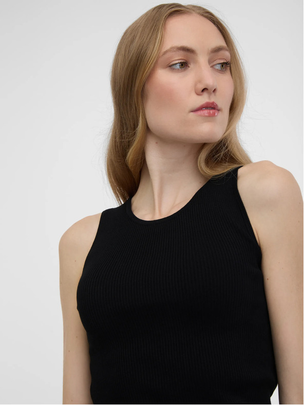 Orsay Črna ženska majica brez rokavov ORSAY