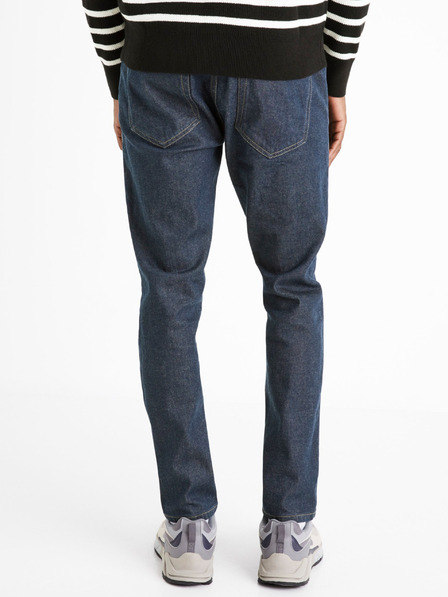 Celio Temno modre moške kavbojke ozkega kroja Celio C25 Donew