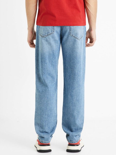 Celio Svetlo modre moške kavbojke Celio C15 ravnega kroja Dostraight