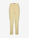 Vero Moda VERO MODA Zelda svetlo rumene ženske hlače