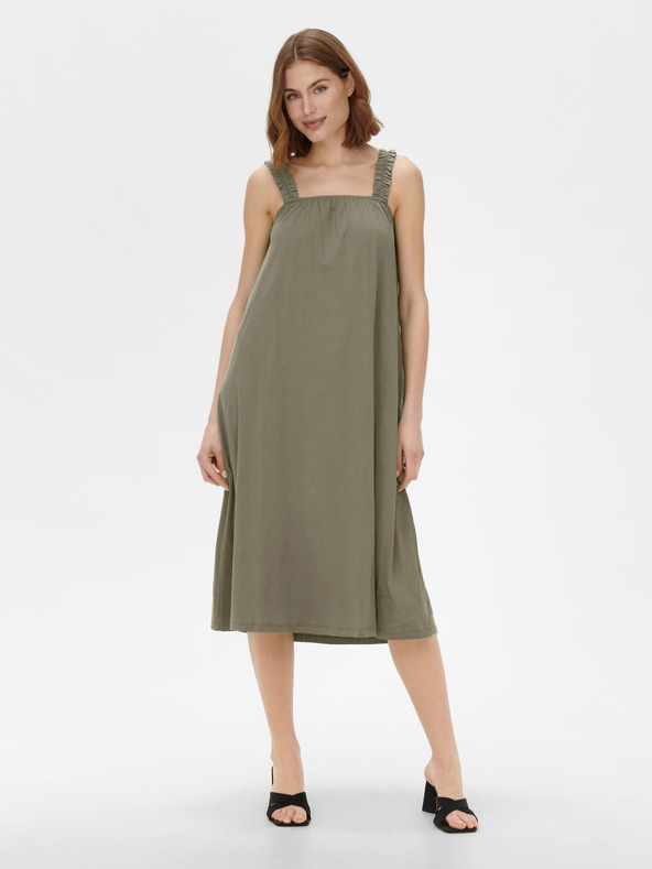 ONLY Kaki ženska obleka ONLY May