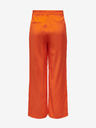 ONLY Oranžne ženske hlače ONLY Aris