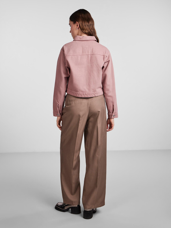 Pieces Starorožnata ženska džins jakna Pieces Tessie