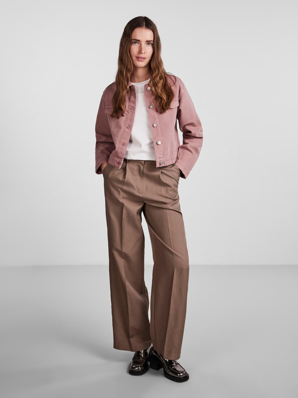 Pieces Starorožnata ženska džins jakna Pieces Tessie