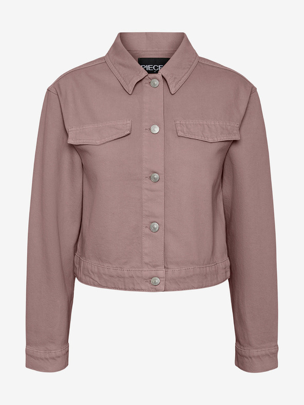 Pieces Starorožnata ženska džins jakna Pieces Tessie