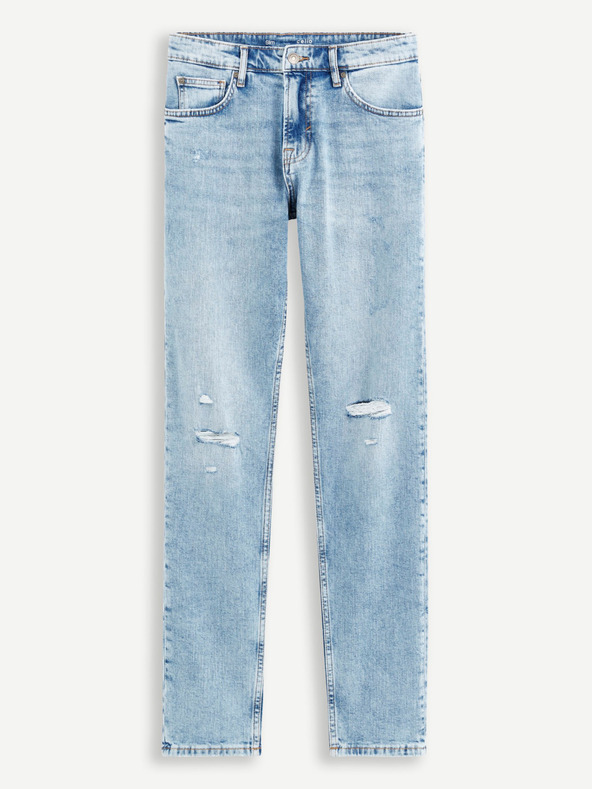 Celio Modre moške kavbojke ozkega kroja Celio C25 Dostroy2