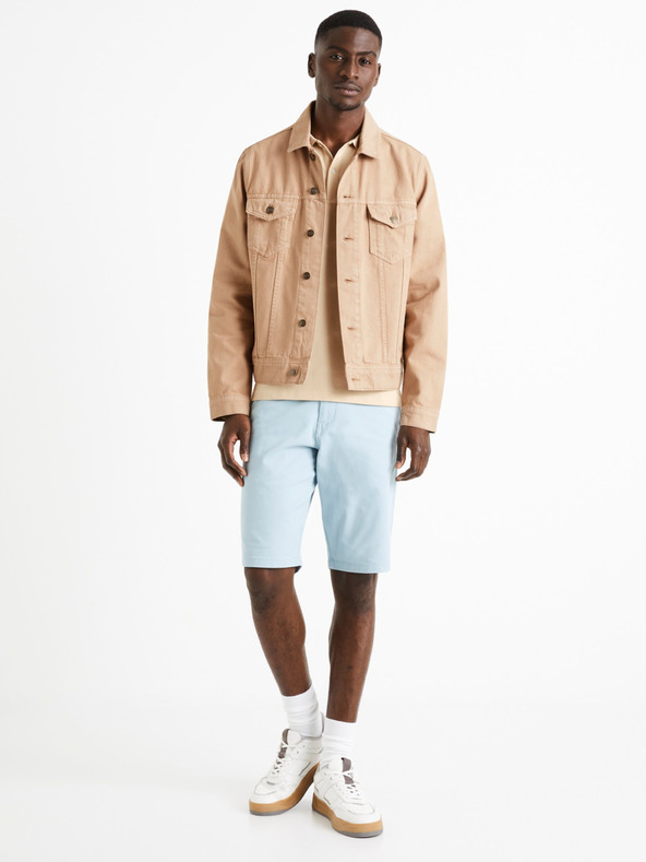 Celio Bež moška jakna iz džinsa Celio Dutrio