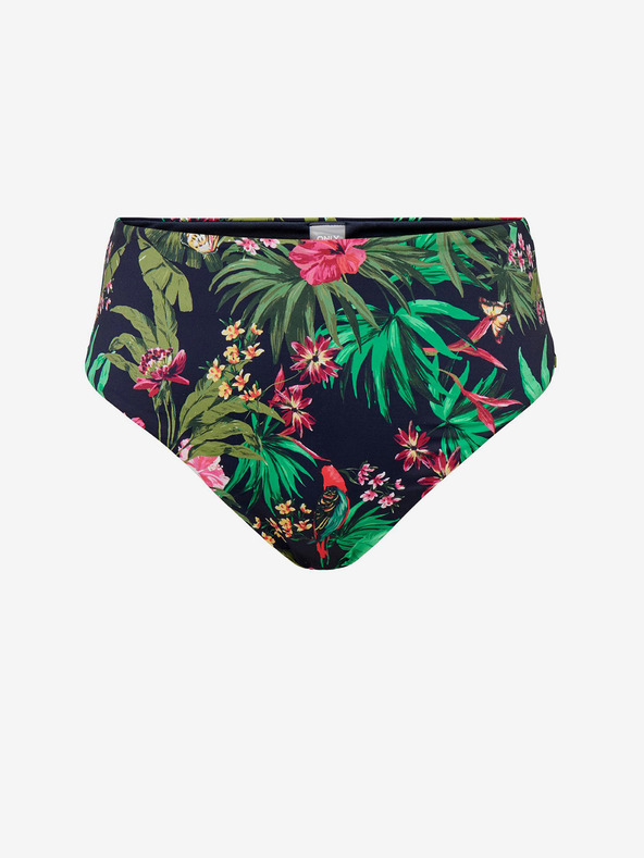 ONLY Zeleni cvetlični spodnji del ženskih kopalk ONLY Juliette