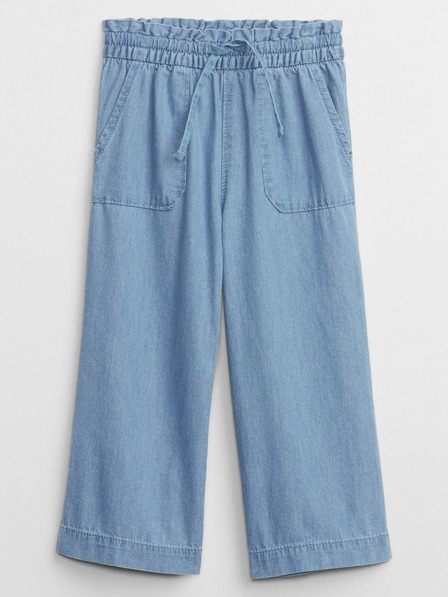 GAP Baby široke chambray hlače GAP