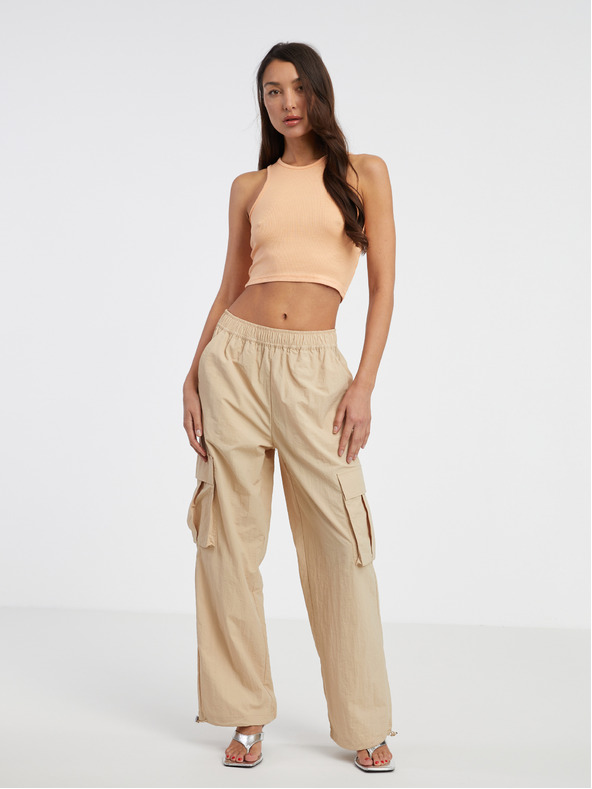 ONLY Oranžna ženska majica s tankom ONLY Belia