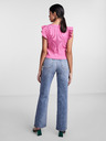 Pieces Roza ženska kratka majica Pieces Tegan