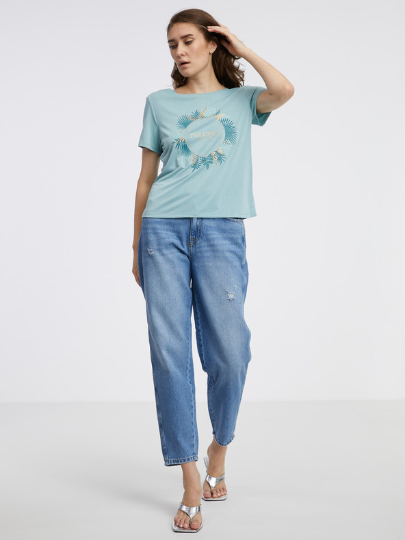 ONLY Zelena ženska majica ONLY Free