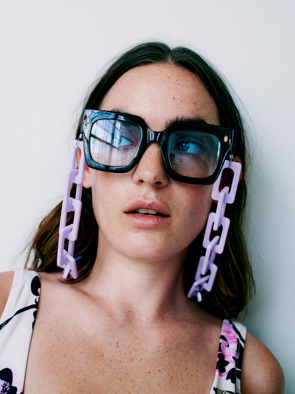 ICHI Vijolične ženske verižice za očala ICHI