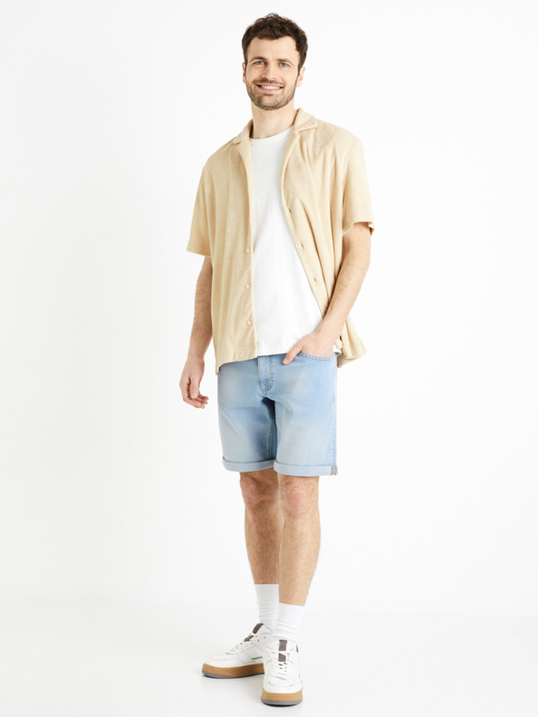 Celio Bež moška majica Celio Dabob