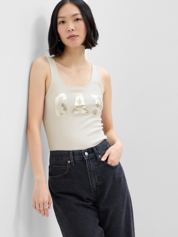 GAP Majica brez rokavov z logom Gap GAP