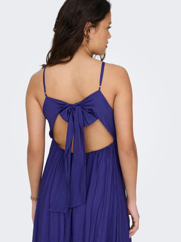 ONLY Modra ženska maksi obleka ONLY Phoenix