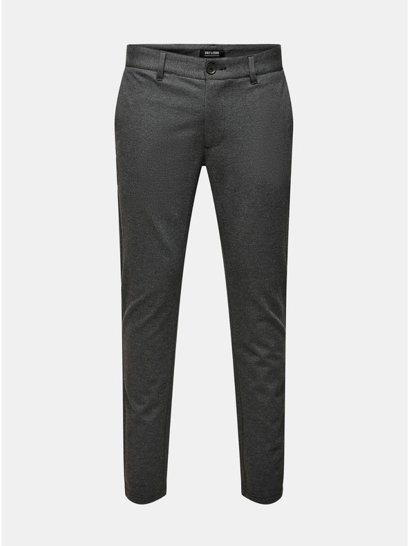 ONLY & SONS Temno sive moške hlače chino ONLY & SONS Mark