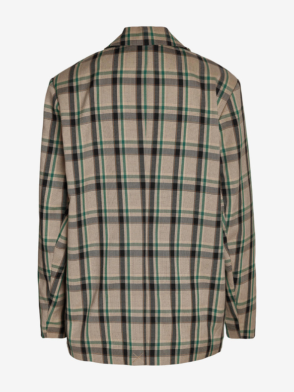 Noisy May Bež ženska prevelika kvačkana jakna Noisy May Laura