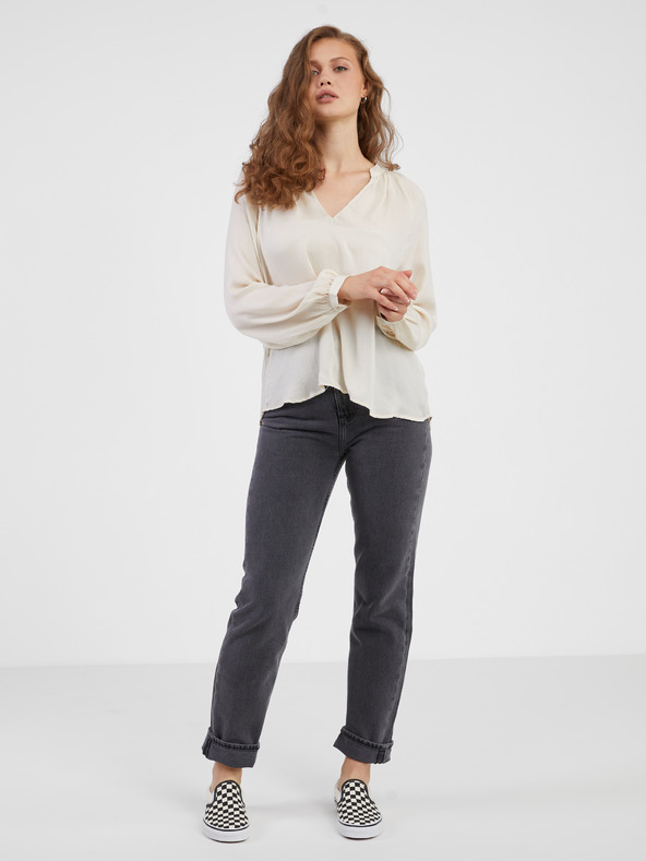 AWARE by VERO MODA Krem bluza AWARE by VERO MODA Sunny