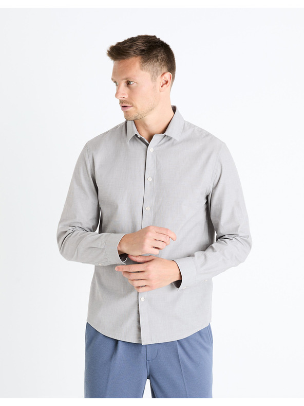 Celio Svetlo siva moška majica Celio Fafile