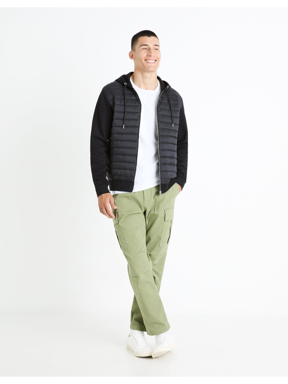 Celio Črna moška jakna Celio Fequilted