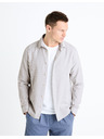 Celio Svetlo siva moška srajca Celio Fabeille2
