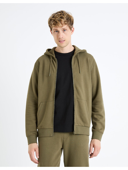 Celio Kaki moška majica s kapuco Celio Fethree