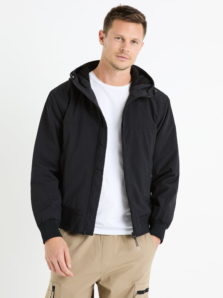 Celio Črna moška jakna Celio Fuhoodie2