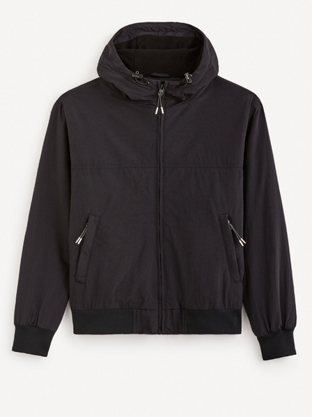 Celio Črna moška jakna Celio Fuhoodie2