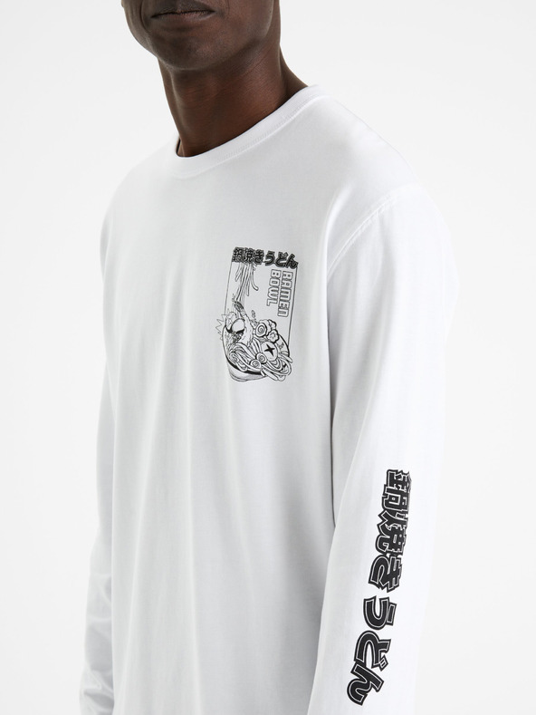 Celio Bela moška majica s potiskom Celio Feprime