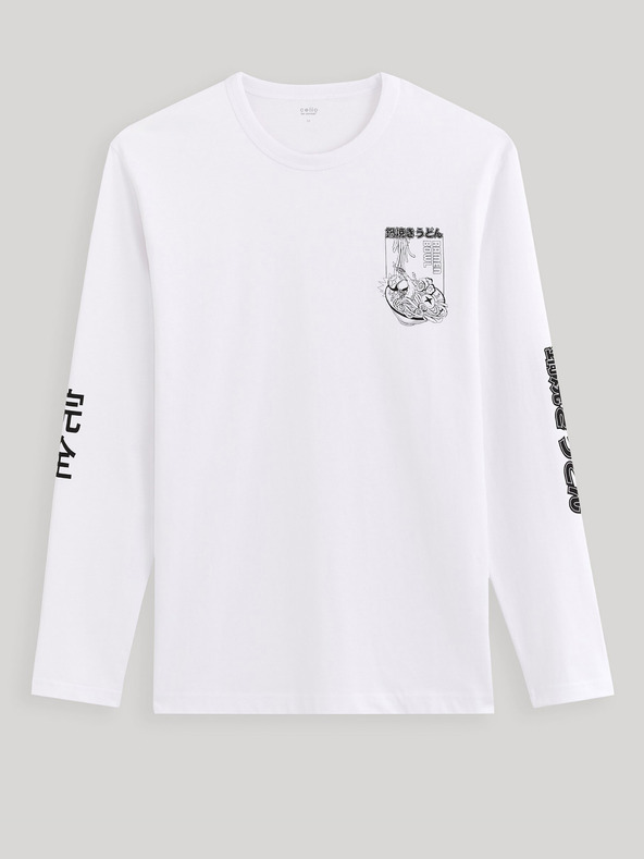 Celio Bela moška majica s potiskom Celio Feprime