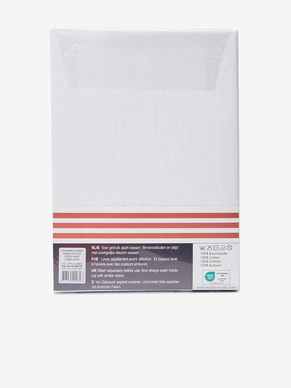 Good Morning 80/90/100 x 200 cm - Bela rjuha iz raztegljivega džersija Good Morning